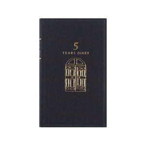 デザインフィル 日記 5年連用 扉 黒 FC348TA-12396006-イメージ2