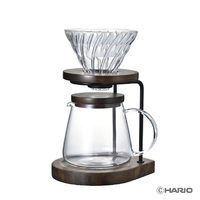 ハリオ ドリップスタンドセットウォールナット WDS1006WNﾄﾞﾘﾂﾌﾟｽﾀﾝﾄﾞｾﾂﾄ