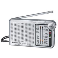 パナソニック FM/AM 2バンドレシーバー シルバー RF-P155-S