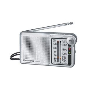 パナソニック FM/AM 2バンドレシーバー シルバー RF-P155-S-イメージ1