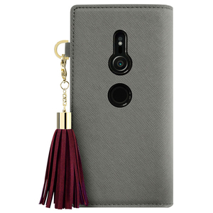 dreamplus Xperia XZ2用ケース グレー DP12700XZ2-イメージ3