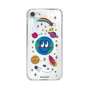 BOOGIE WOOGIE iPhone SE(第3世代)/SE(第2世代)/8/7用オーロラケース Earth BW22701ISE3-イメージ1