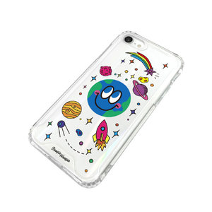 BOOGIE WOOGIE iPhone SE(第3世代)/SE(第2世代)/8/7用オーロラケース Earth BW22701ISE3-イメージ2