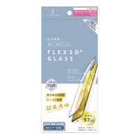 トリニティ ajouterアジュテiPhone17/16Pro用[FLEX3D]最高峰の透過率キレイに映す超高透明複合フレームガラスブラック AJ-IP25M2-G3-SL2ARCK