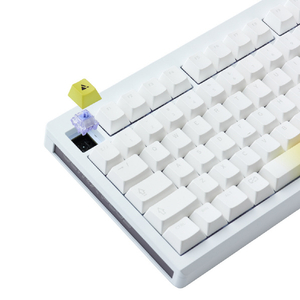 プリンストン プリンストン UPトリガー対応 CNCフルアルミ 75%ゲーミングキーボード ホワイト UP-MKGA75MTL-RT-J/W-イメージ3