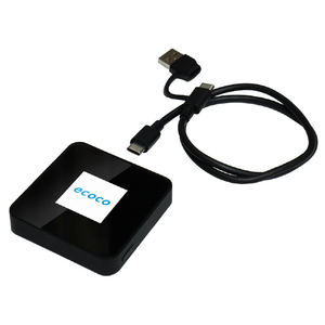 リーフラント ecoco 給電型ポケットWiFi ブラック TD20-10-B-イメージ8