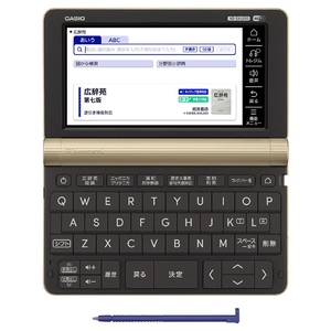 カシオ 電子辞書 生活教養ビジネスモデル(160コンテンツ収録) EX-word シャンパンゴールド XD-SX6510GD-イメージ3