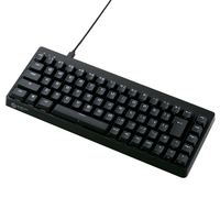 エレコム TK-VK200SBK ゲーミングキーボード/銀軸(スピードリニア)/65