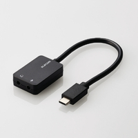 エレコム USB-CADC02BK オーディオ変換アダプター(USB Type-C(TM