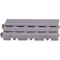 ミヅシマ工業 クロスラインマットエース 中フチ+ グレー FC044HX-4453395