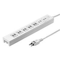 サンワサプライ 電源タップ(2P・7個口・2m) TAP-F27-2K