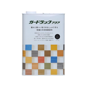 和信ペイント ガードラックアクア ブラック 3.0kg FCE812Z-#800401-イメージ1