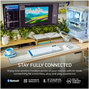 コルセア CORSAIR VANGUARD AIR 99 WL  ワイヤレスゲーミングキーボード ホワイト CHR-91H901B-NA-イメージ8