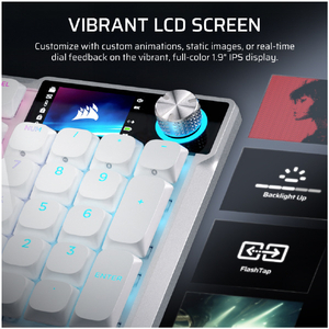 コルセア CORSAIR VANGUARD AIR 99 WL  ワイヤレスゲーミングキーボード ホワイト CHR-91H901B-NA-イメージ9