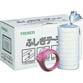 トラスコ中山 TRUSCO ふしぎテープ 幅18mm×長さ50m 10巻入 10巻+ディスペンサーホワイト- FC490GZ-2130246