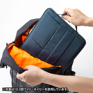サンワサプライ カジュアルPCインナーケース(11．6型ワイド) レッド IN-CA11R-イメージ2