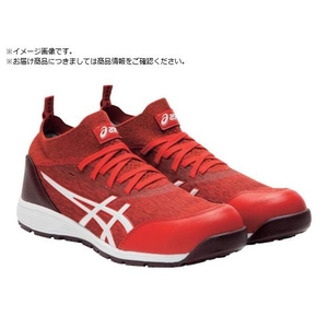 ASICS/ウィンジョブ CP213 TS ファイアリーレッド×ホワイト 25.0cm FC322UG-2502075-イメージ1