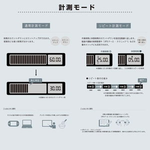 キングジム ビジュアルバータイマー 黒 FC829TB-VBT10-BK-イメージ9
