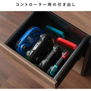 宮武製作所 ゲーム機ワゴン REGABO レガボ ナチュラル FCG142Z-GRK-008R-イメージ6