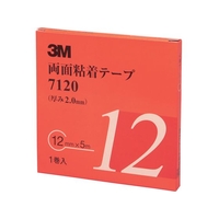 3M 両面粘着テープ 7120 12mmX5m 厚さ2.0mm 灰色 FC881WH-4753631