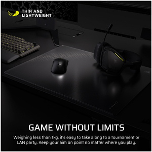コルセア CORSAIR MM Glass 大型高精度ゲーミングマウスパッド ブラック CHR-9460000-WW-イメージ7