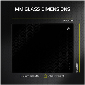 コルセア CORSAIR MM Glass 大型高精度ゲーミングマウスパッド ブラック CHR-9460000-WW-イメージ8
