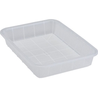 積水テクノ成型 角かご浅型 中 クリア FC601KS-4983556