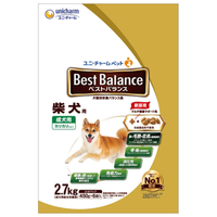 ユニ・チャームペットケア ベストバランス カリカリ仕立て 柴犬用 2．7kg BBｼﾊﾞｲﾇ2.7KG