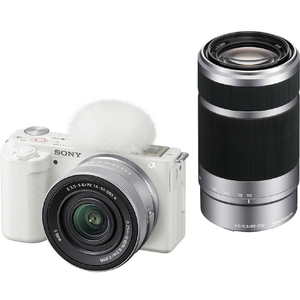 SONY ミラーレス一眼カメラ α VLOGCAM ホワイト ZV-E10XW-イメージ1