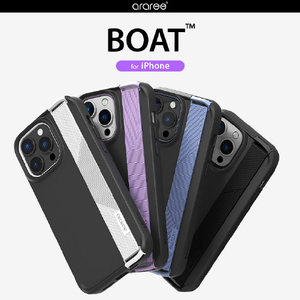 araree iPhone 14 Pro Max用ハンドストラップケース BOAT スカイブルー AR24703I14PMBL-イメージ2