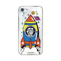BOOGIE WOOGIE iPhone SE(第3世代)/SE(第2世代)/8/7用オーロラケース Kitty Rocket BW22703ISE3