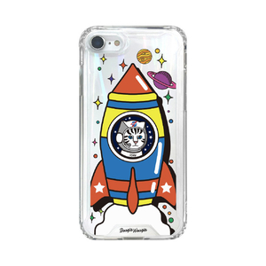 BOOGIE WOOGIE iPhone SE(第3世代)/SE(第2世代)/8/7用オーロラケース Kitty Rocket BW22703ISE3-イメージ1