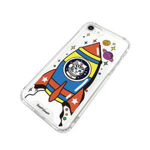 BOOGIE WOOGIE iPhone SE(第3世代)/SE(第2世代)/8/7用オーロラケース Kitty Rocket BW22703ISE3-イメージ2