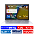 ASUS ノートパソコン e angle select ASUS Vivobook 16X クールシルバー K3604ZA-MBWSI7ED