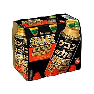 ハウスウェルネスフーズ ウコンの力 超MAX 120mL×6本 FCN1705-イメージ1