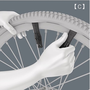 エスコ タイヤレバー 自転車用 2本組 FCD228F-EA573XW-1-イメージ6