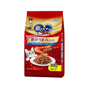 ユニ・チャーム 銀のスプーン 贅沢うまみ仕立て まぐろ・かつお・煮干し・白身魚・しらす味 900g FCJ121J-イメージ1