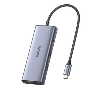 UGREEN Revodok Pro 7-in-1 USB-Cハブ 15531 グレー UGR-OT-000015-イメージ1