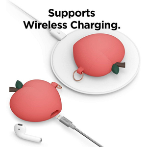 elago PEACH HANG for AirPods / AirPods 2nd Charging / AirPods 2nd Wireless レッド EL_APACSSCPN_RD-イメージ4