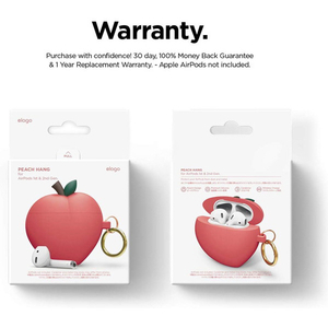 elago PEACH HANG for AirPods / AirPods 2nd Charging / AirPods 2nd Wireless レッド EL_APACSSCPN_RD-イメージ8