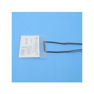 プラス プラス 名札 ネームタッグ 吊下げ ひも 500枚 CT-616Y FCC8521-CT-616Y-500P-イメージ4