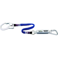 サンコー EX-zero 伸縮ストラップ式 TYPE-1 ランヤード青シングル130kg コバルトブルー1100～160030130 FC896FP-1952069
