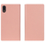 SLG Design iPhone XR用ケース Calf Skin Leather Diary ベビーピンク SD13703I61-イメージ2