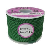 ユタカメイク ロープ PEカラーロープボビン巻 4mm×30m グリーン FC179FX-4948921