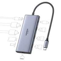USB PD対応 100W ドッキングステーション UGR-OT-000016 UGREEN UGR-OT-000016 Revodok Pro 10-in-1 USB-Cハブ 15534