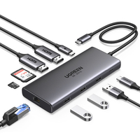 USB PD対応 100W ドッキングステーション UGR-OT-000016 UGREEN UGR-OT-000016 Revodok Pro 10-in-1 USB-Cハブ 15534