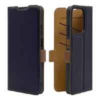 ラスタバナナ OPPO A5x用薄型手帳ケース サイドマグネット ネイビー＊ブラウン 9224OA5XBSMNVB