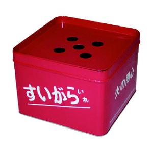ユニット 吸いがら入れ（箱のみ）　ブリキ　２４０×２４０×１７０ｍｍ 376-03-イメージ1