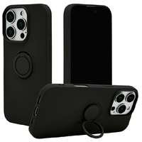 ラスタバナナ iPhone 16 Pro用TPUリングケース ブラック 8220IP461PTPRBK