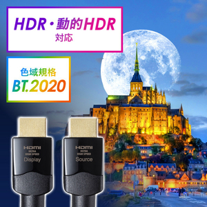 サンワサプライ 光ファイバウルトラハイスピードHDMIケーブル(20m) KM-HD20-UFB200-イメージ6